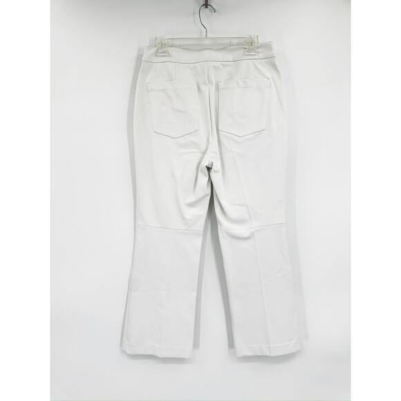 Spanx On-the-Go Kick Flare Pant 20373R in Classic White Size Large NWD - Picture 4 of 5